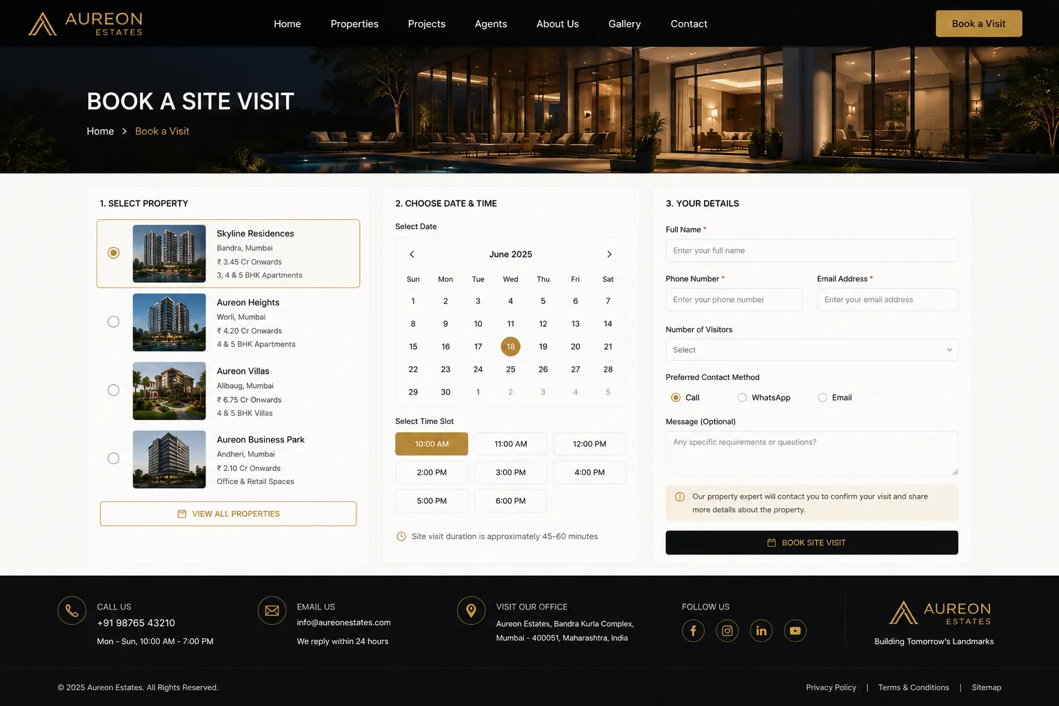 Book a Visit